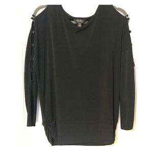 Black jersey top